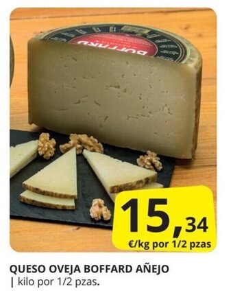 Supermercados MAS Queso oveja boffard añejo oferta