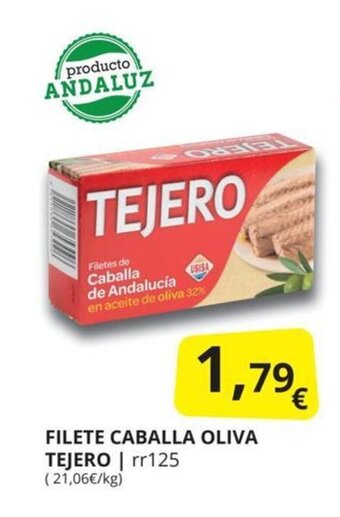 Supermercados MAS Filete caballa oliva tejero oferta