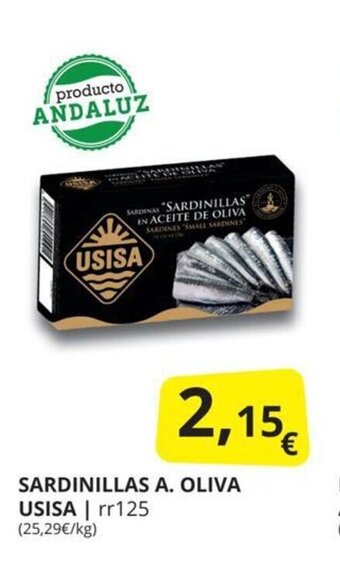 Supermercados MAS Sardinillas a. oliva usisa oferta