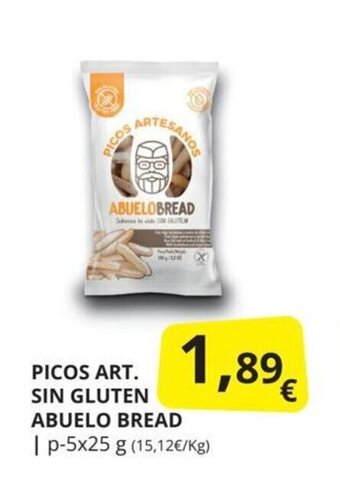Supermercados MAS Picos art. sin gluten abuelo bread oferta