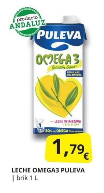Supermercados MAS Leche omega3 puleva oferta