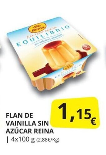 Supermercados MAS Flan de vainilla sin azúcar reina oferta