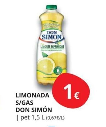 Supermercados MAS Limonada s/gas don simón oferta