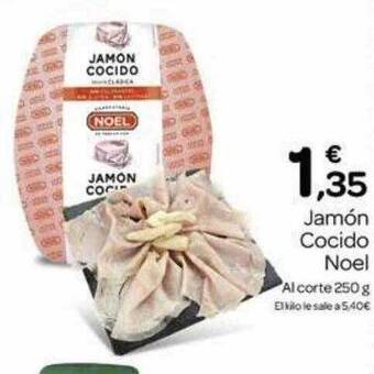 Supermercados El Jamón Jamón cocido noel oferta