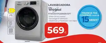 Tien 21 Whirlpool lavasecadora oferta