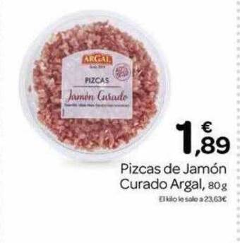 Supermercados El Jamón Pizcas de jamón curado argal oferta
