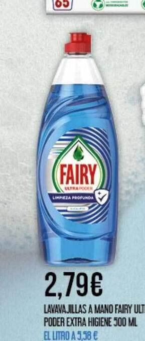 Claudio Lavavajillas mano fairy ultra poder extra higiene oferta