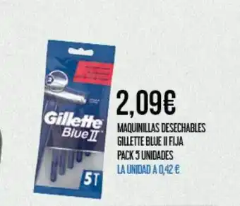 Claudio Maquinillas desechables gillette blue ii fija pack 5 oferta