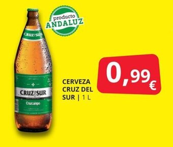 Supermercados MAS Cerveza cruz del sur oferta