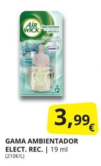 Supermercados MAS Gama ambientador elect. rec. oferta