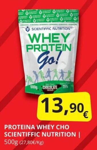 Supermercados MAS Proteina whey cho scientiffic nutrition oferta