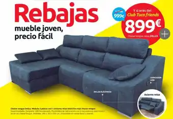 Tuco Chaise longue relax delux oferta