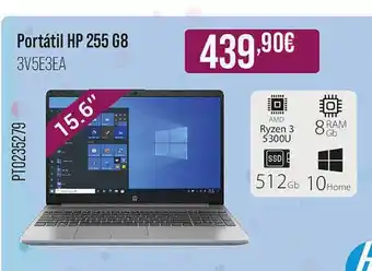 MR Micro Portátil hp 255 g8 oferta