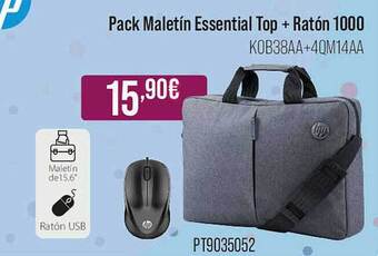 MR Micro Pack maletin essential top + ratón 1000 hp oferta