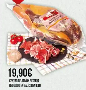 Claudio Centro de jamón reserva reducida en sal coren kilo oferta