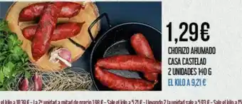 Claudio Chorizo ahumado casa castelao oferta
