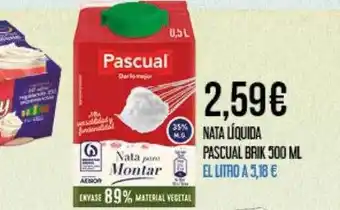 Claudio Nata líquida pascual brik oferta