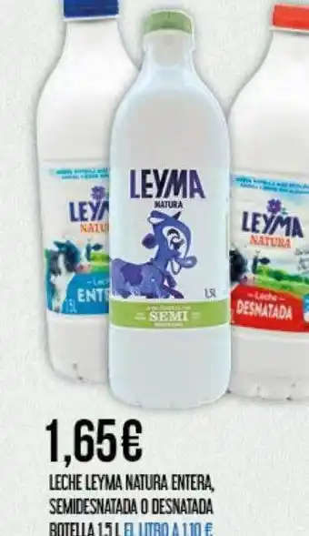 Claudio Leche leyma natura entera, semidesnatado o desnatada botella oferta