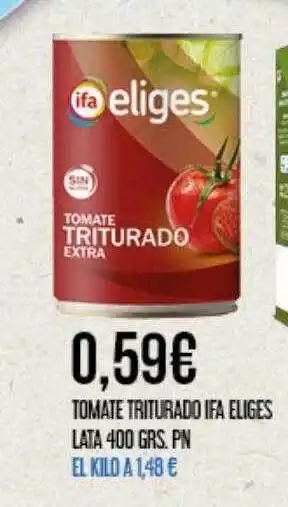 Claudio Tomate triturado ifa eliges lata oferta
