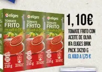 Claudio Tomate frito con aceite de oliva ifa eliges brik pack 3 oferta