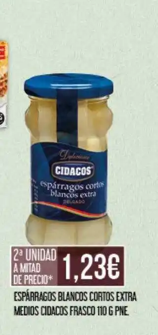 Claudio Espárragos blancos cortos extra medios cidacos frasco oferta