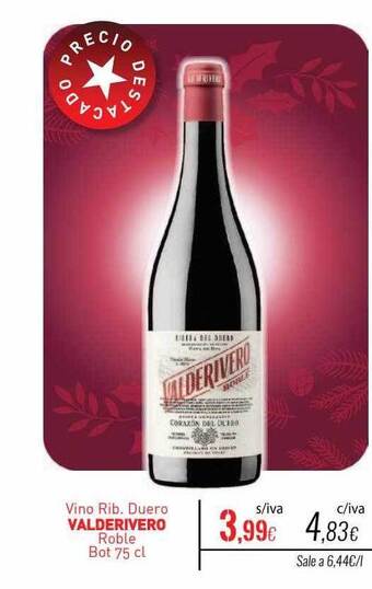Cuevas Cash Vino rib duero valderivero roble oferta