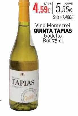 Cuevas Cash Vino monterrei quinta tapias godello oferta