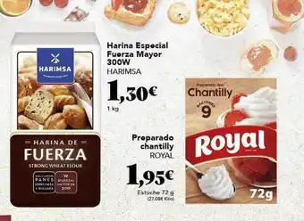 Gadis Harina especial fuerza mayor preparado chantilly royal oferta