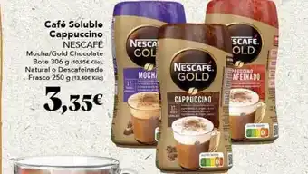 Gadis Café soluble cappuccino nescafé mocha-gold chocolate bote natural o descafeinado frasco oferta