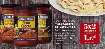 Gadis Gallina blanca pisto casero de verduras o sofrito tomate y verduras o tomate y cebolla en trozos frasco oferta