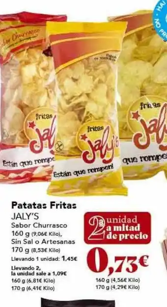 Gadis Patatas fritas jaly's sabor churrasco oferta
