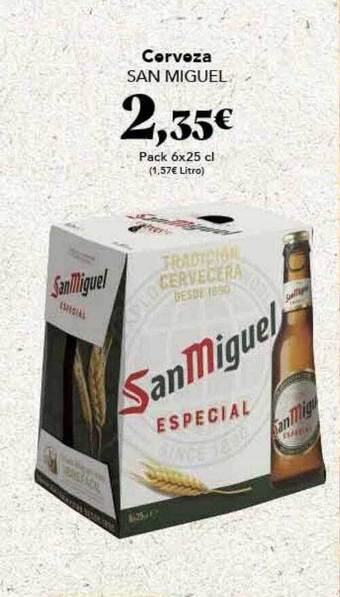 Gadis Cerveza san miguel oferta