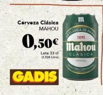 Gadis Cerveza clásicas mahou oferta