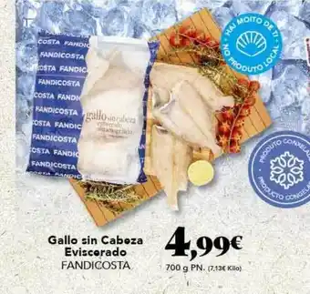 Gadis Gallo sin cabeza eviscrerado fandicosta oferta