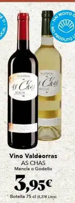 Gadis Vino valdeorras as chas mencía o godello oferta
