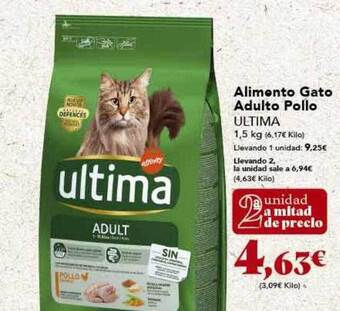 Gadis Alimento gato adulto pollo ultima oferta