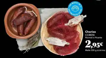 Gadis Chorizo coren normal o picante oferta
