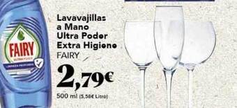 Gadis Lavavajillas a mano ultra poder extra higiene fairy oferta