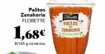 Gadis Palitos zanahoria florette oferta