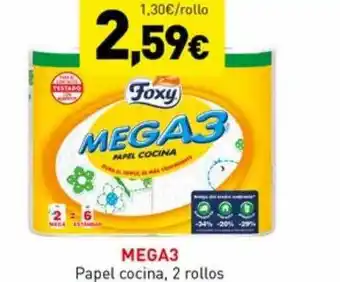 Hiperber Mega 3 papel cocina oferta