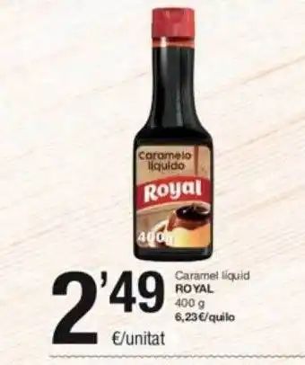 SPAR Fragadis Caramel liquid royal oferta