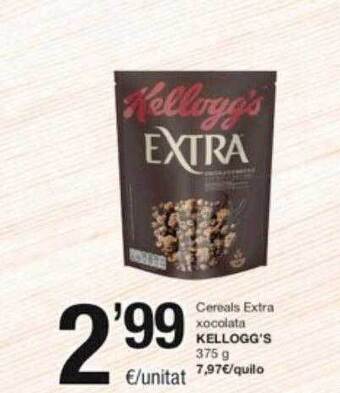 SPAR Fragadis Cereals extra xocolata kellogg's oferta