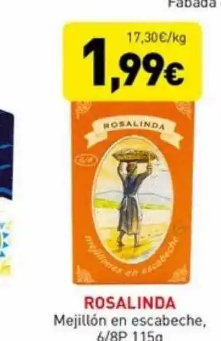 Hiperber Rosalinda majillón en escabeche oferta