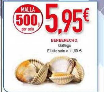 Masymas Berberecho gallego oferta
