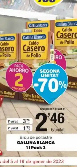 SPAR Fragadis Brou de pollastre gallina blanca oferta