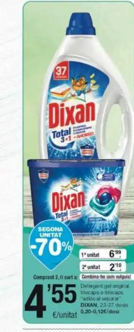 SPAR Fragadis Detergent gel original triocaps o triocaps oferta