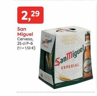 Suma Supermercados San miguel cervesa oferta