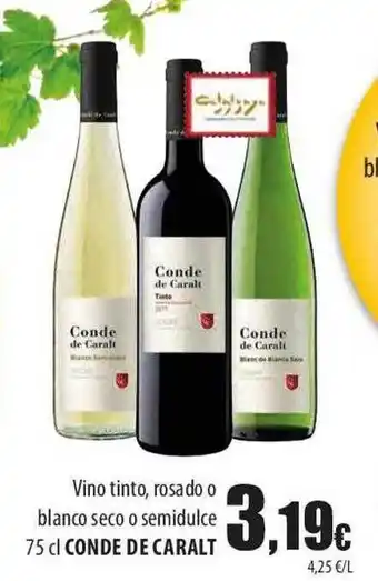 SPAR Lanzarote Vino tinto rosado o blanco seco o semidulce conde de caralt oferta