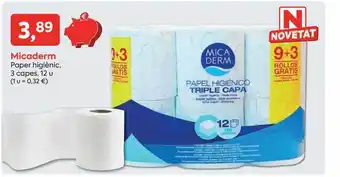 Micaderm paper higiènic 3 capes