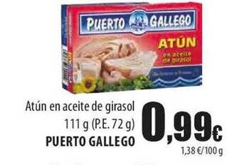 SPAR Lanzarote Atún en aceite de girasol puerto gallego oferta